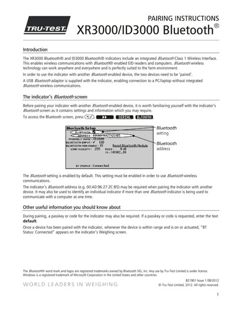Bluetooth Pairing Instructions: 2.4Ghz Pairing Instructions .